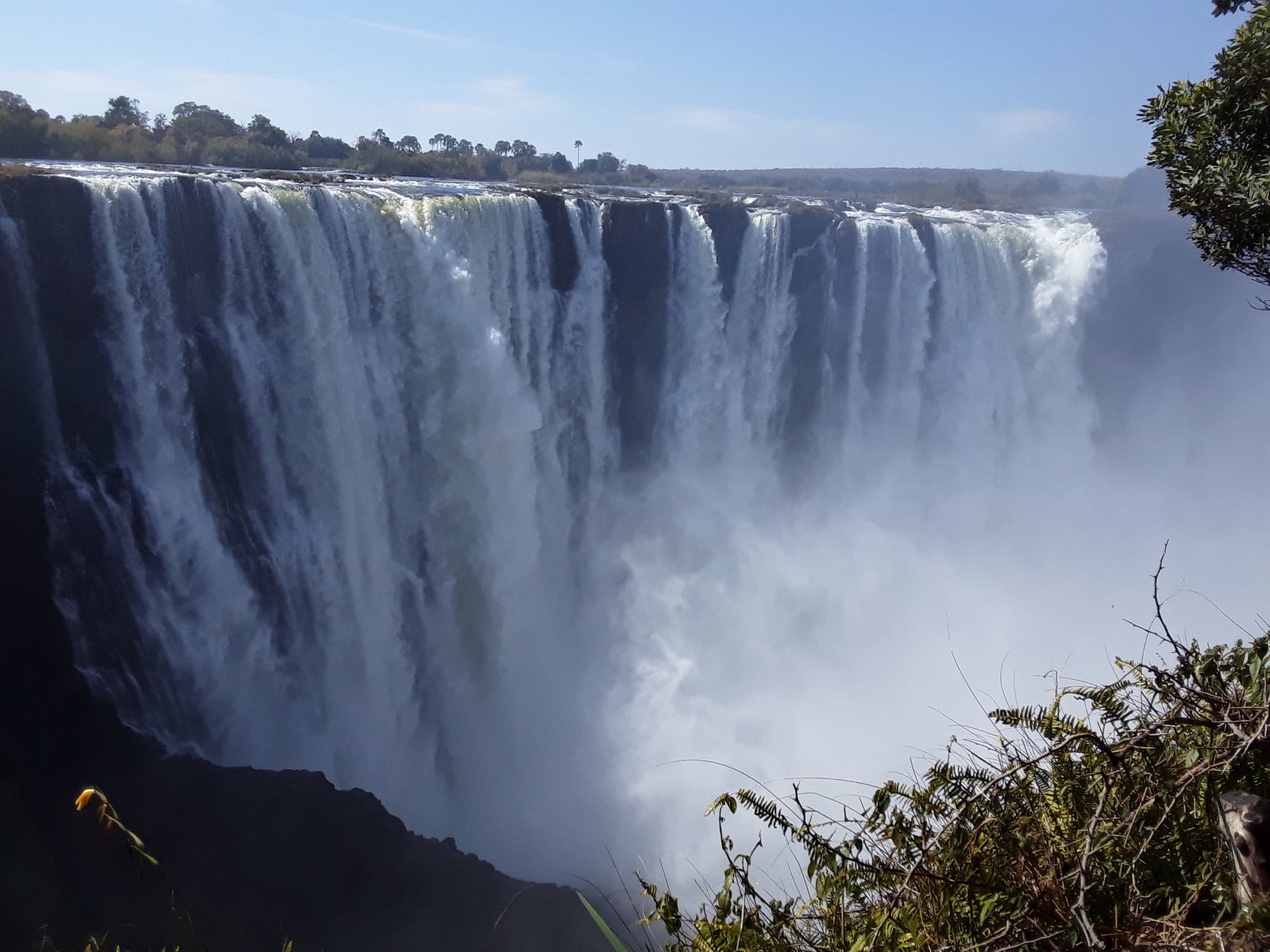 Victoria Falls from the Zimbabwean side, Mosi-oa-Tunya